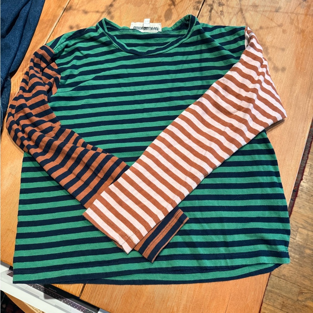 Striped Caron Callahan Long Sleeve Shirt